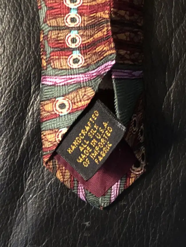 Pure silk cigar themed neck tie by puffers made in USA in Men's in City of Toronto - Image 4