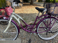 Two bikes for sale.