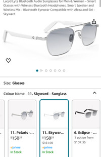 Lucyd Lyte Bluetooth Audio Sunglasses for Men & Women – Smart Gl