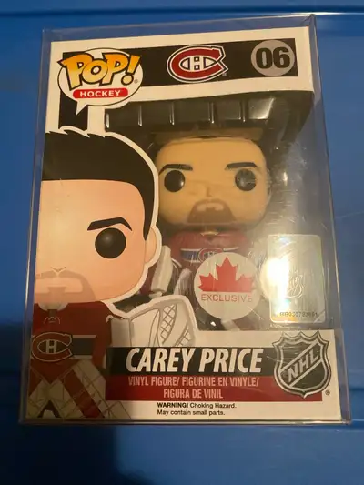 I'm offering an exclusive Carey Price Funko Pop, figure number 06, in its original packaging. This c...