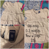 Old navy 0-3 months girls dress new w tags 