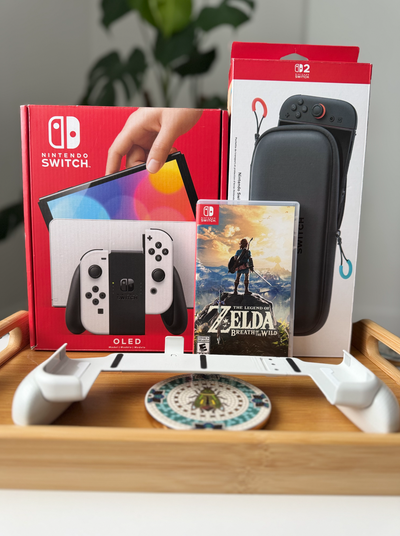 Nintendo Switch OLED 256GB Complete-in-Box Bundle + Zelda BOTW +, View more