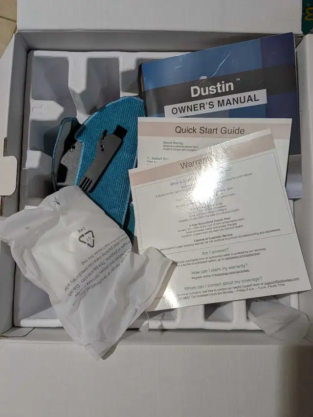 Dustin Self-empty Robotic Vacuum Cleaner and Mop in Vacuums in Mississauga / Peel Region - Image 6