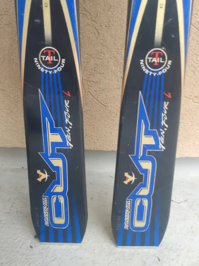 ROSSIGNOL SKIS 160CM TYROLIA BINDINGS $40 in Ski in City of Toronto - Image 8
