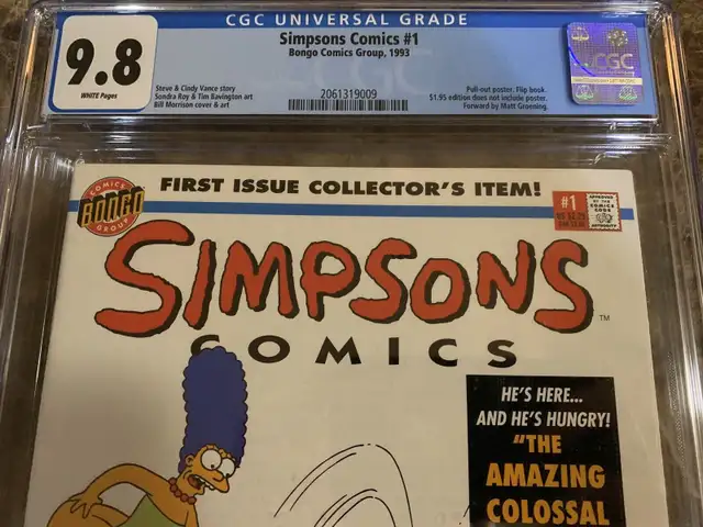 Simpsons Comics #1 CGC 9.8! in Comics & Graphic Novels in Windsor Region - Image 3