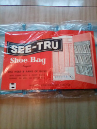 See-Tru Shoe Bag. - New in Pkg - 6 Pairs