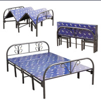 BRAND NEW SEALED BOX TWIN FOLDING METAL  BED 