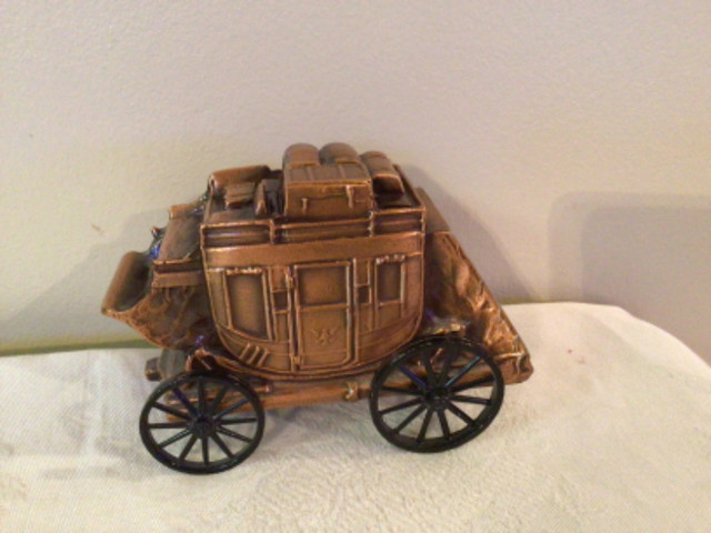 Bronze plated metal Stagecoach in Arts & Collectibles in Edmonton