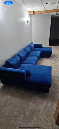 Luxury velvet couch “price dropped”