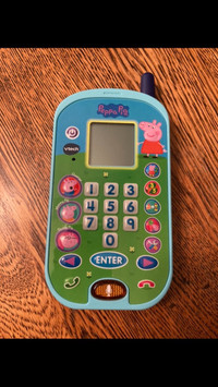 V-Tech Peppa Pig  Let's chat learning phone toy