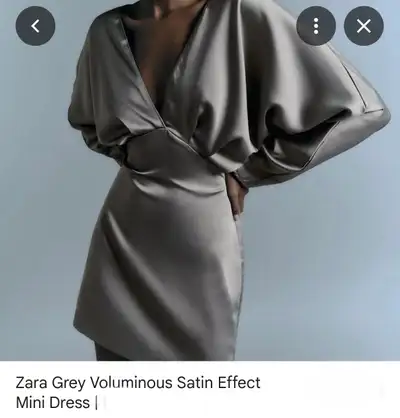 ZARA Satin Dress XS  New with Tags, View more