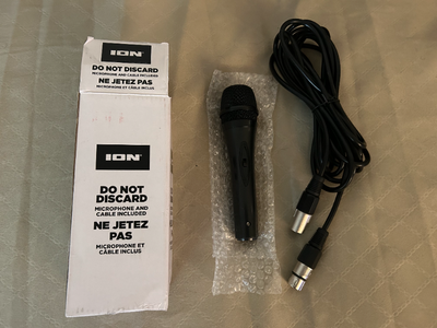 Brand new mic with XLR cable, View more