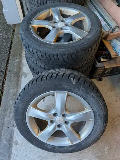 4 x 16 inch Subaru Alloy Winter Wheels Hankook I*Pike RS Or check out other tires here: https://www....