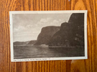 Carte postale CAPS TRINITÉ ET ÉTERNITÉ,T rivière Saguenay, Québe