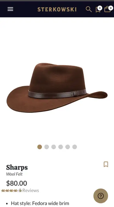 Sterkowski (Sharps) Fedora, View more
