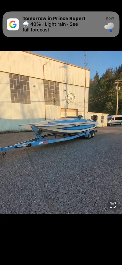1987 Eliminator Daytona Tunnel hull 1987 Mercury 220. XRi engines New trailer New gauges Re rigged N...