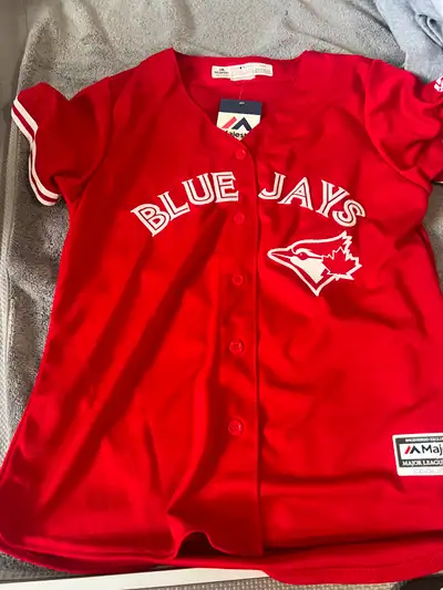 New Blue Jays Red Jersey L, View more