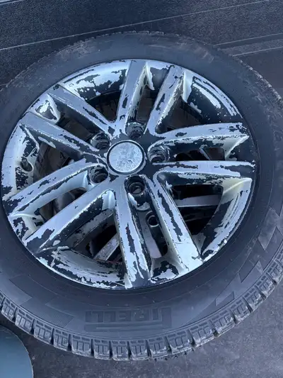 Pirelli Winter Tires on Rims Rims used with VW Golf/Jetta. 16" Tires used 1 season