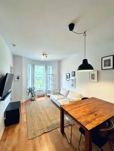 Magnifique 4 ½ Meublé, Tout Inclus – Plateau Mont-Royal