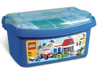 lego 6166 Basic Set Large Brick Box + instruction + plastic tub