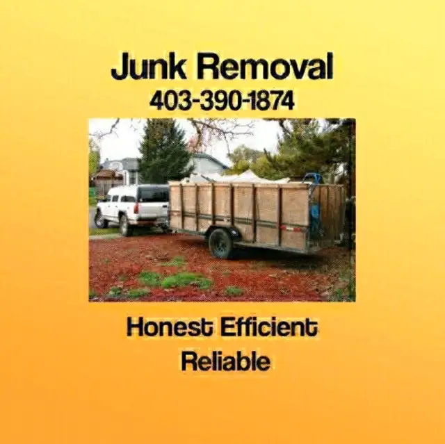 $15 $ Junk removal and hauling service. Low rates. 403.390.1874628637145094411225