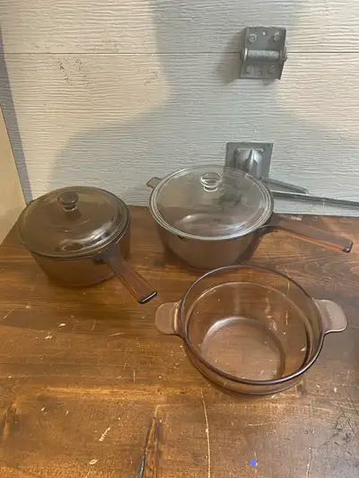Corning ware vision amber glass pot 1.5L 2.5L 4.5L Dutch oven, View more