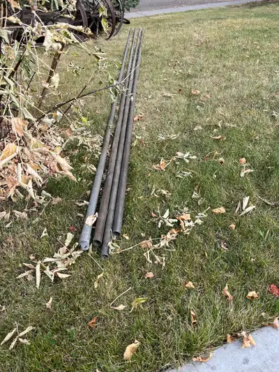 Chainlink fence rails.  Top rails, View more