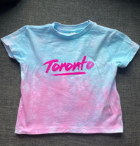 Kids tie dye “Toronto” shirt