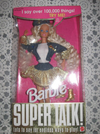 NEW~1994 Super Talk Barbie doll NRFB 1990's Mattel