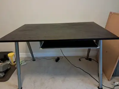 Computer Desk with Keyboard Tray, View more