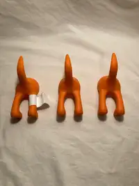 3 IKEA Dog Tail Hooks