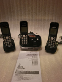 Panasonic 3 phone handset