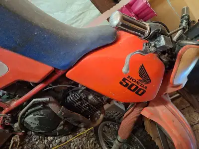 This is a used Honda 500. This motorcycle, with its 500cc engine, is ready for restoration. Sold as-...