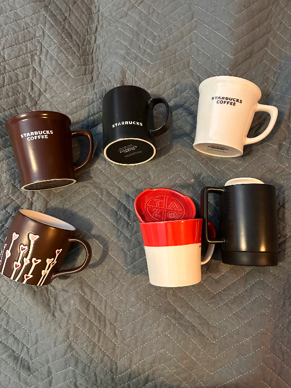 Starbucks mugs in Kitchen & Dining Wares in Calgary