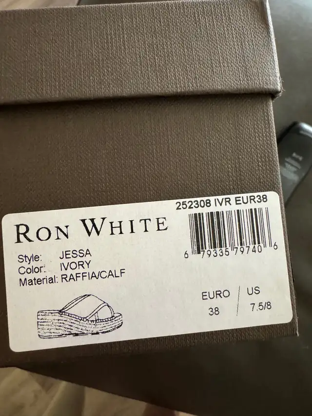 Ron white sandal wedge  in Women's - Shoes in City of Toronto - Image 3