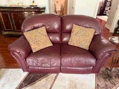 Genuine Italian Leather Sofa/Loveseat/ and Chair set, View more