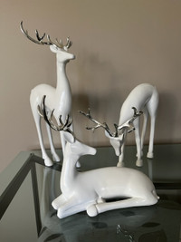Ornamental Reindeer Set / Centre Piece