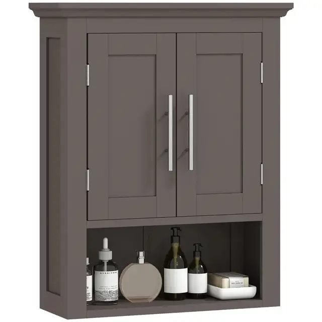 Brown Bathroom Wall Cabinet, Medicine Cabinet, Toilet Storage  in Bookcases & Shelving Units in Markham / York Region - Image 11