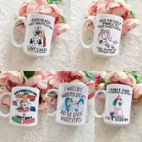 Sassy Unicorn Mugs