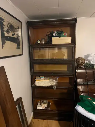 Antique Macey  Barrister bookcase, View more