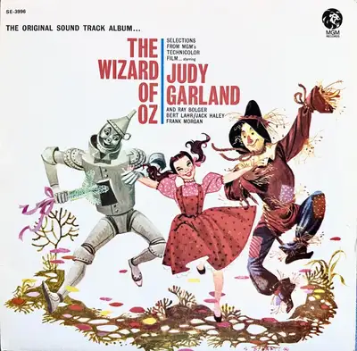 Wizard of Oz Soundtrack Vinyl LP Only No Jacket-MGM-1973, View more