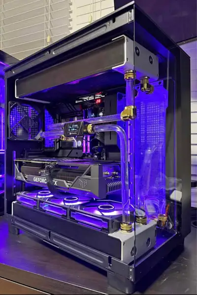 Gaming computer with monitor, View more