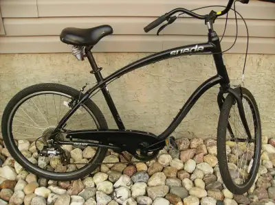 Bike Cruiser/Commuter Black Giant Suede Seven Speed Comfort Bike, View more