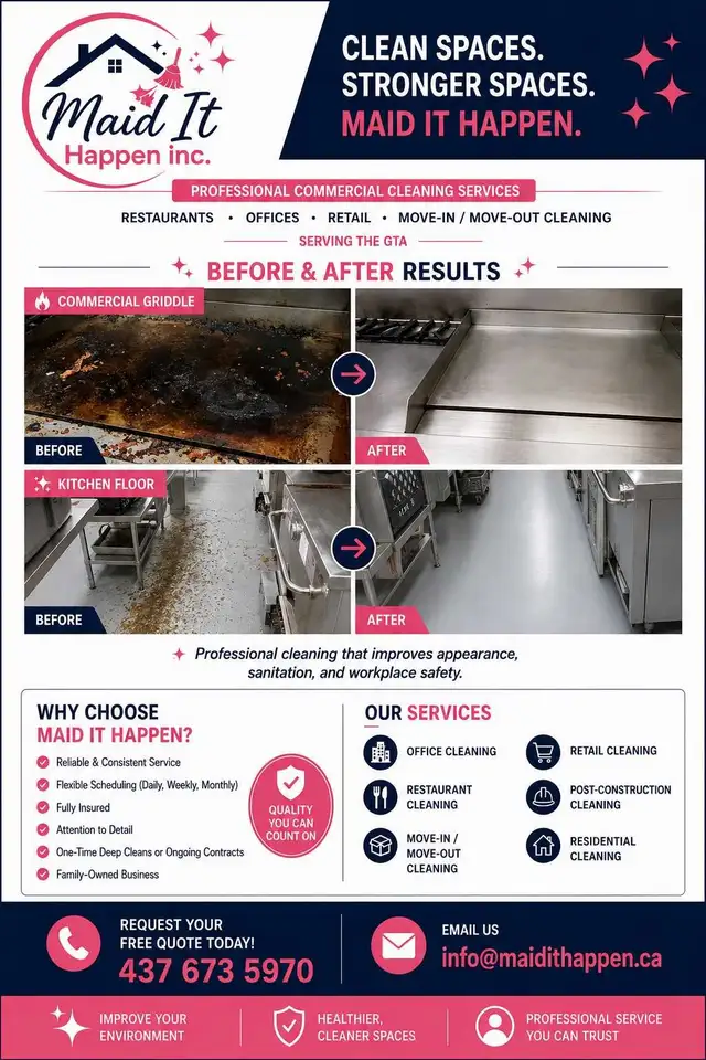 Residential & Commercial Cleaning Services 