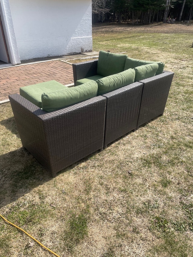 Hampton Bay Wicker Patio Furniture Patio & Garden Furniture Thunder