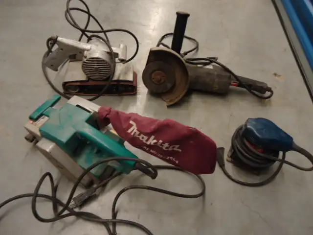 Makita belt sander, palm sander, buffer grinder, power tools62854390764291121