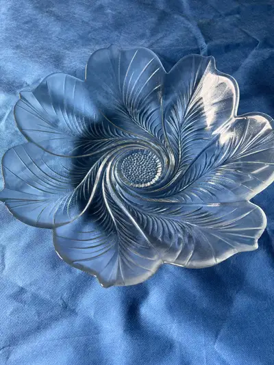 French Cristal d’Arques-Durand serving bowl, View more
