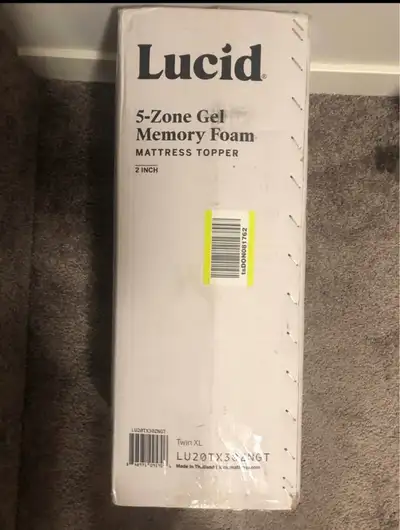 Lucid Twin XL Mattress Topper, View more