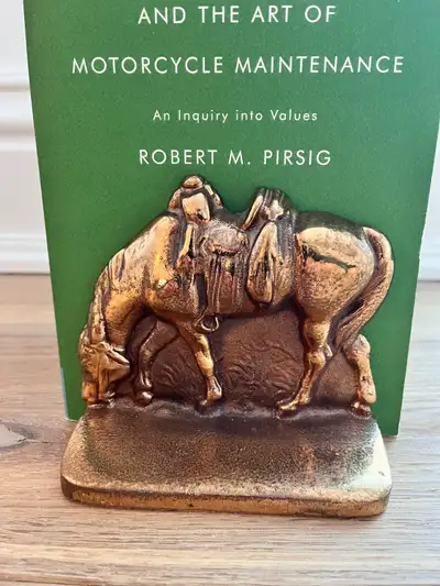 Horse Solid Brass Bookends. Equestrian Brass Book Ends. , View more