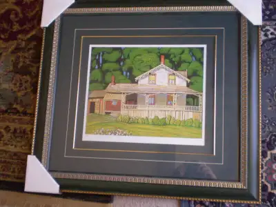 Heritage Limited Edition Print " House in Barrie " by Group of Seven Artist Lauren Harris - Edition...